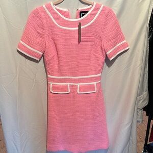 J.Crew pink tweed mini dress size 000